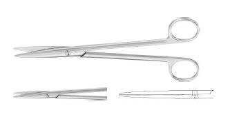 МАЙО НОЖИЦІ КРУГЛ. ТУПІ ПРЯМ. 200MM